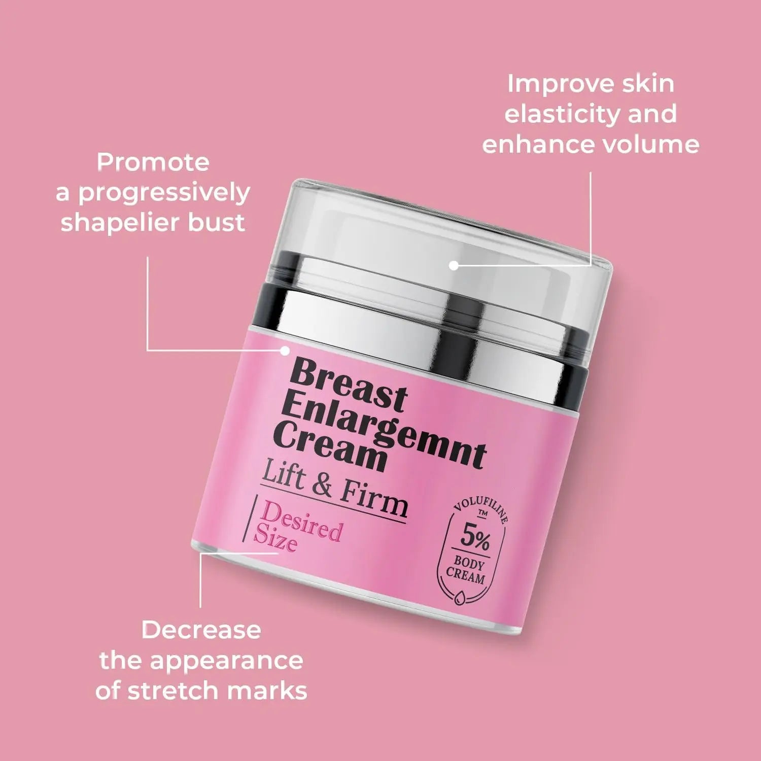 Breast Size Enlargement Cream – Lift & Firm